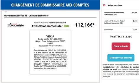 Des annonces au compte.